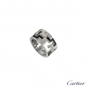 Cartier 18k White Gold Le Baiser Du Dragon Ring